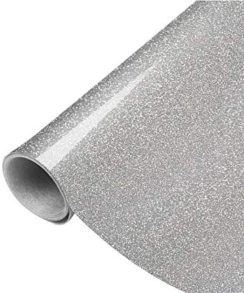 EmbroideryGlitter Silver - Specialty Materials Embroidery Glitter Heat Transfer Film